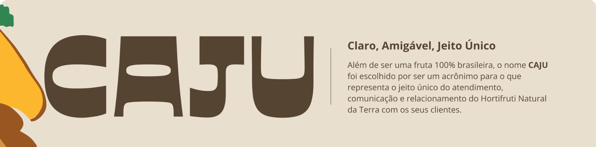CAJU logotype with acronym explanation